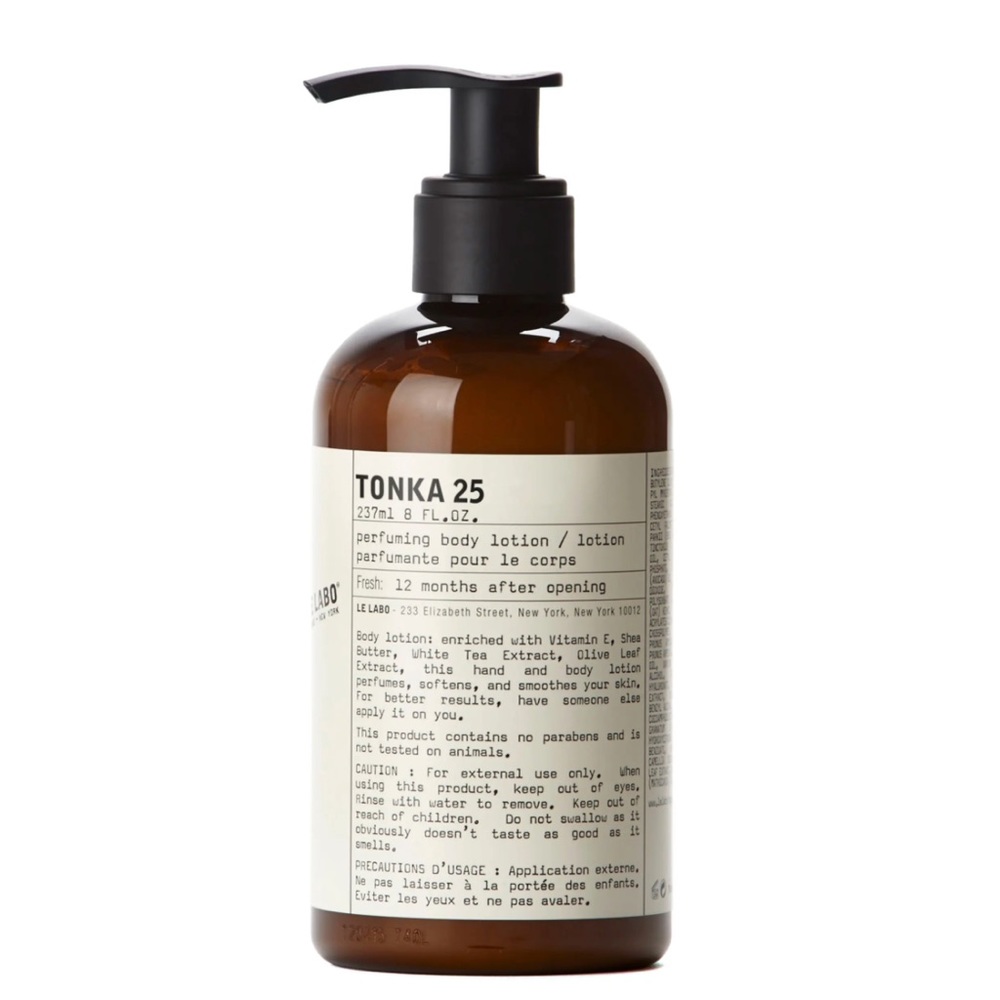 Brand New LE LABO Tonka 25 Body Lotion
